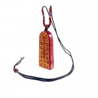 Five Thunder Order Pendant-Taoist Magic Instrument Natural Cinnabar Five Thunder Order Calling Token